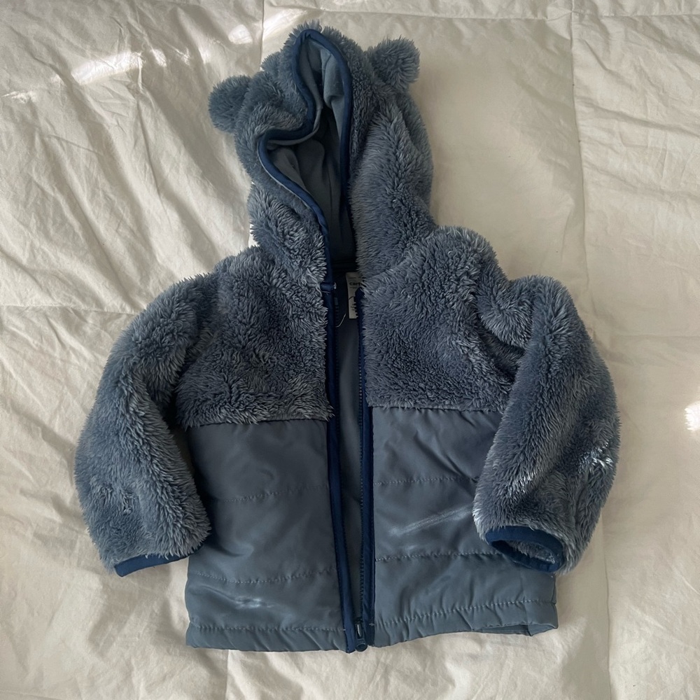 Carters baby boy cozy hoodie size 9 months